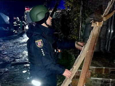 Вінниччина: поліція документує наслідки ворожої атаки рф ударними дронами