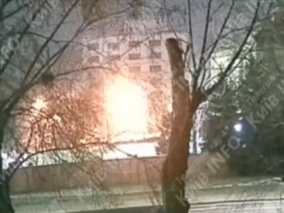 Моторошний момент удару по Києву потрапив на відео