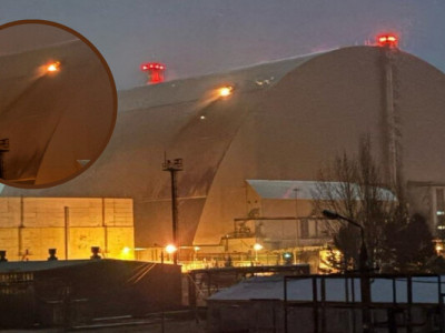 Російський дрон влучив у Чорнобильську АЕС