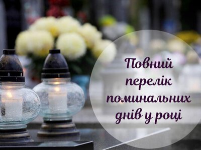 Поминальні дні 2025: календарні дати та основні традиції