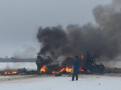 У Ленінградській області розбився військовий гелікоптер Мі-28