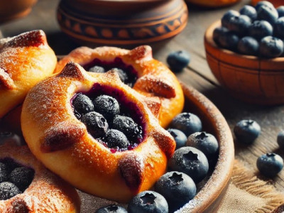 Секрети поліської випічки: як приготувати легендарні кихлі з чорницею?
