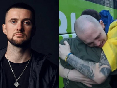 Репер Yarmak не стримав сліз на зустрічі з полоненим захисником