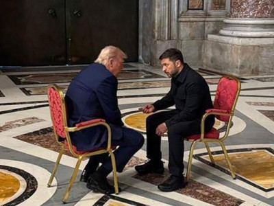 Історична зустріч Зеленського і Трампа у Ватикані: ЗМІ дізналися деталі розмови