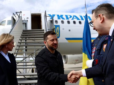Зеленський прибув до Чехії з візитом