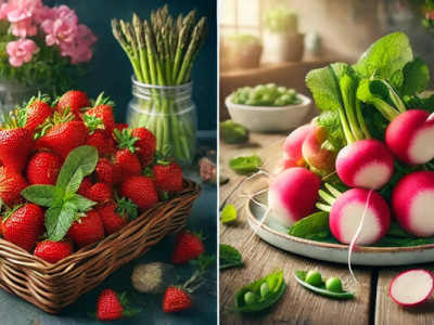 Сезонні продукти травня: що варто додати до раціону перед літом