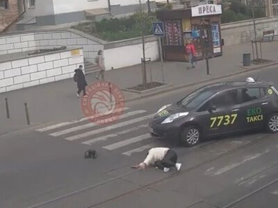 У середмісті на зебрі водій Nissan збив дівчину