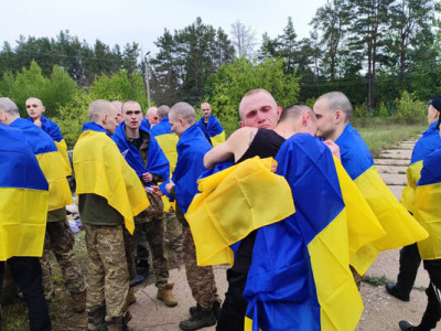 З російського полону повернулися ще 205 українських захисників