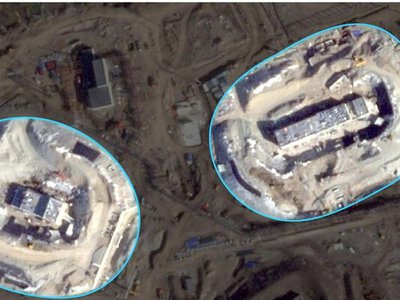 Російські окупанти будують новий завод з виробництва вибухівки для артснарядів
