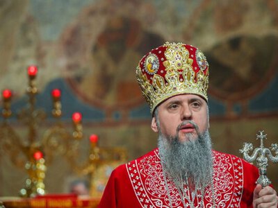 Митрополит Епіфаній вперше звершив літургію українською мовою в Кирилівській церкві Києва
