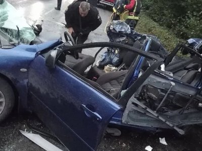 Загинула жінка да дитина: водій Mazda виїхав на смугу зустрічного руху