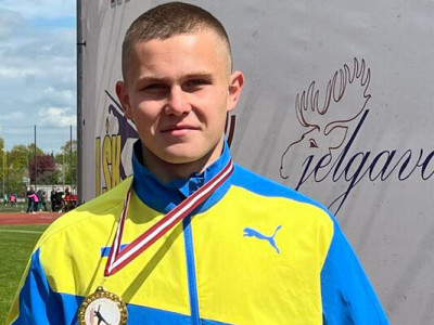 Юний легкоатлет із Полтавщини став чемпіоном міжнародного турніру в Латвії