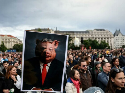 В Угорщині тисячі людей вийшли на протест проти наміру влади прийняти закон про «іноагентів», аналогічний російському