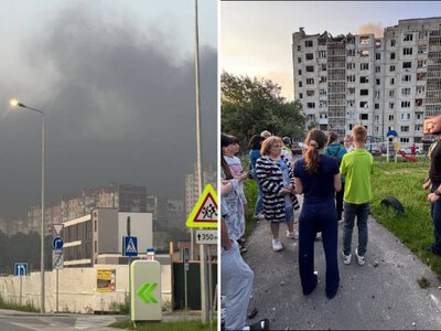 Масована атака на Луцьк: пошкодження, поранені й вибухи всю ніч