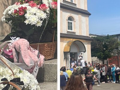 На Прикарпатті поховали трирічну Аліну Петрів, яку вбила власна мати