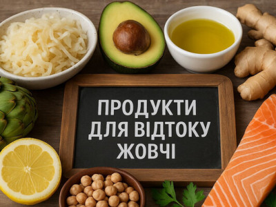 Продукти для відтоку жовчі: як допомогти жовчному працювати краще