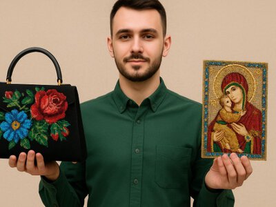 Він перетворює бісер на шедевр: дизайнерські сумки від Михайла Клапчука дивують світ!