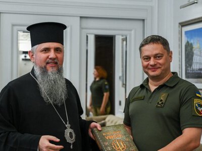 Предстоятель ПЦУ зустрівся з командувачем Сухопутних військ ЗСУ