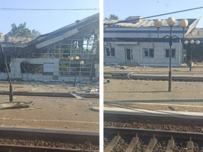 Росія атакувала Синельникове: Залізничний вокзал зруйновано, потяги не курсують