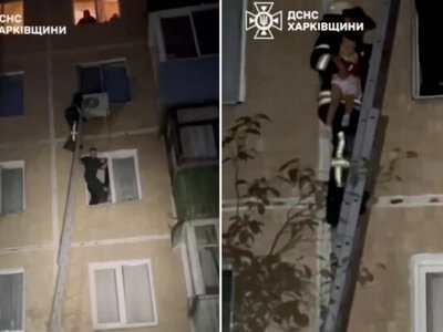У Харкові дитина випала з 5 поверху і залишилась неушкодженою
