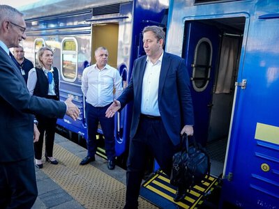 Віцеканцлер Німеччини прибув до Києва із неанонсованим візитом