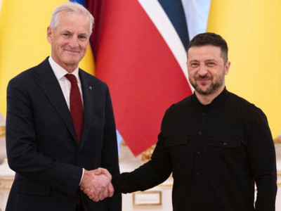 Зеленський переговорив з прем'єром Норвегії про санкції та гарантії безпеки