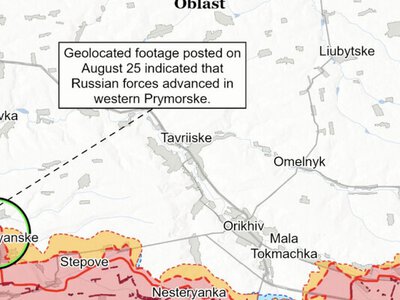 Російські війська просунулися на Запорізькому напрямку – ISW