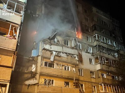 Росія завдала масованого удару по Києву: щонайменше двоє загиблих, одна людина померла в укритті, 18 постраждалих
