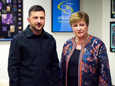 Зеленський і директорка МВФ обговорили використання активів рф