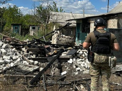 На Дружківку скинули КАБ: кадри з місця подій
