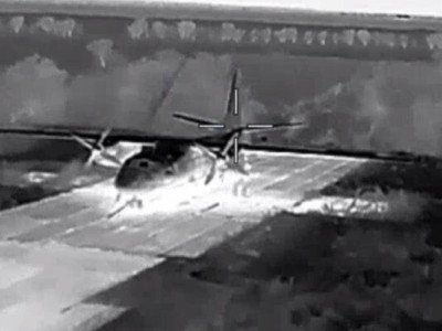 В окупованому Криму спецпризначенці ГУР уразили два російські транспортні літаки Ан-26 та дві РЛС. ВІДЕО