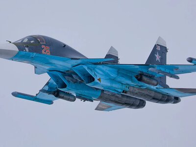Українські військові збили російський Су-34 на Запорізькому напрямку