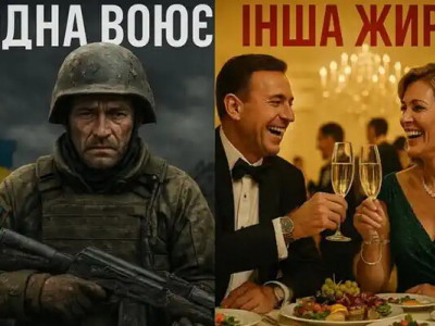 Дві України: одна воює, інша жирує