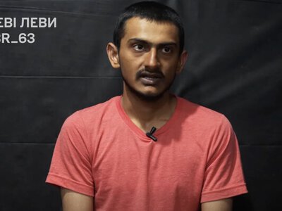 Українські військові взяли в полон громадянина Індії (ВІДЕО)