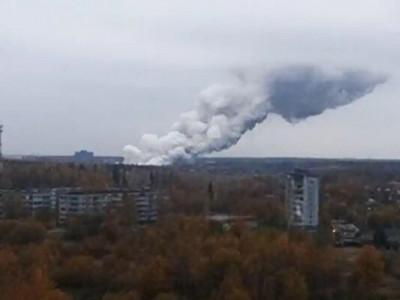 Вибух ракети під москвою: горить об’єкт роскосмосу