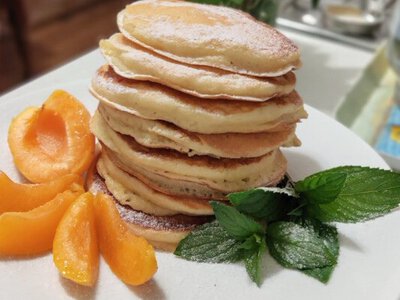Панкейки на кефірі (американські млинці)