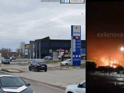 Вночі дрони атакували Рязанський НПЗ (ВІДЕО)