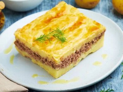 Картопляна запіканка з фаршем, як у дитячому садку