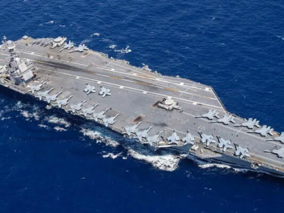 США направили до Південної Америки ударну групу авіаносців на чолі з Gerald R. Ford