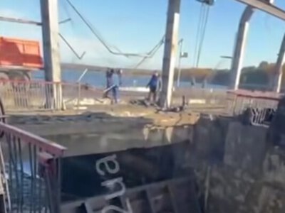 Мадяр: По дамбі Бєлгородського водосховища вдарив 1-й центр СБС, вода впала вже на метр