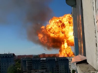 Росіяни поцілили по АЗС у Сумах, багато поранених