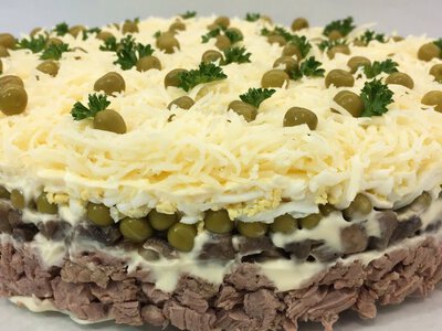 Неймовірний салат Герцог. Найсмачніше поєднання усіх інгредієнтів!