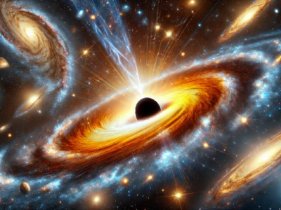Космічний монстр: вчені розкрили рекордний вибух чорної діри на краю Всесвіту