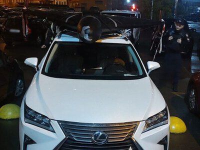 Киянин перевозив “шахеда” на даху авто: поліція вилучила
