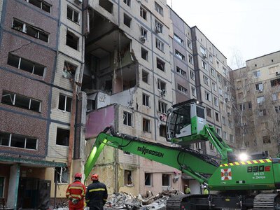 У Дніпрі завершили розбір завалів будинку, куди влучив дрон рф