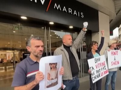 Французи протестують проти Shein через продаж секс-ляльок, що зображують дітей (ВІДЕО)