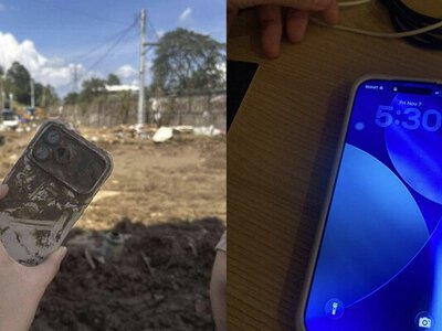 iPhone 17 три дні був у багнюці після тайфуну: те, що сталося потім, вразило всіх