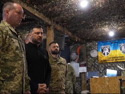 Зеленський відвідав 128-му бригаду на Запоріжжі та нагородив військових (відео)