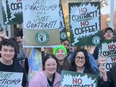 Працівники Starbucks у США страйкують через «недобросовісні трудові відносини» (ВІДЕО)