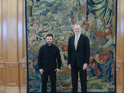 Зеленський зустрівся із королем Іспанії